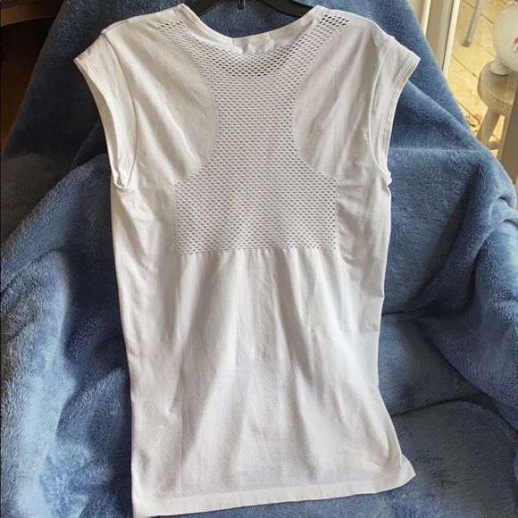 Stella McCartney Adidas White Stretch Shirt New - Picture 4 of 5